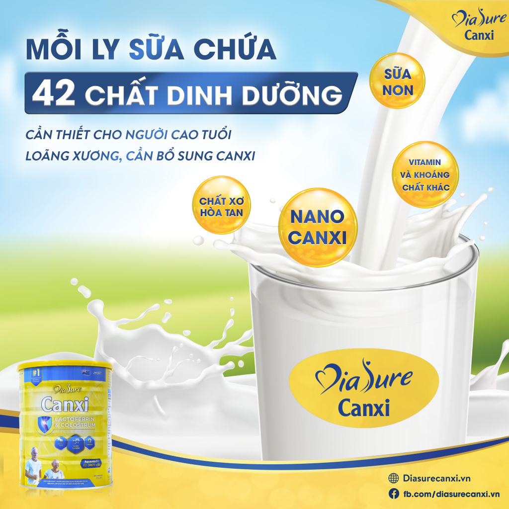 Ảnh Mua 3 TẶNG 1 Lon 400G, Diasure Canxi 850G - Bổ Sung Canxi Nano, Bảo Vệ Xương Khớp, Hỗ Trợ Chống Đâu Nhức Xương Khớp 2