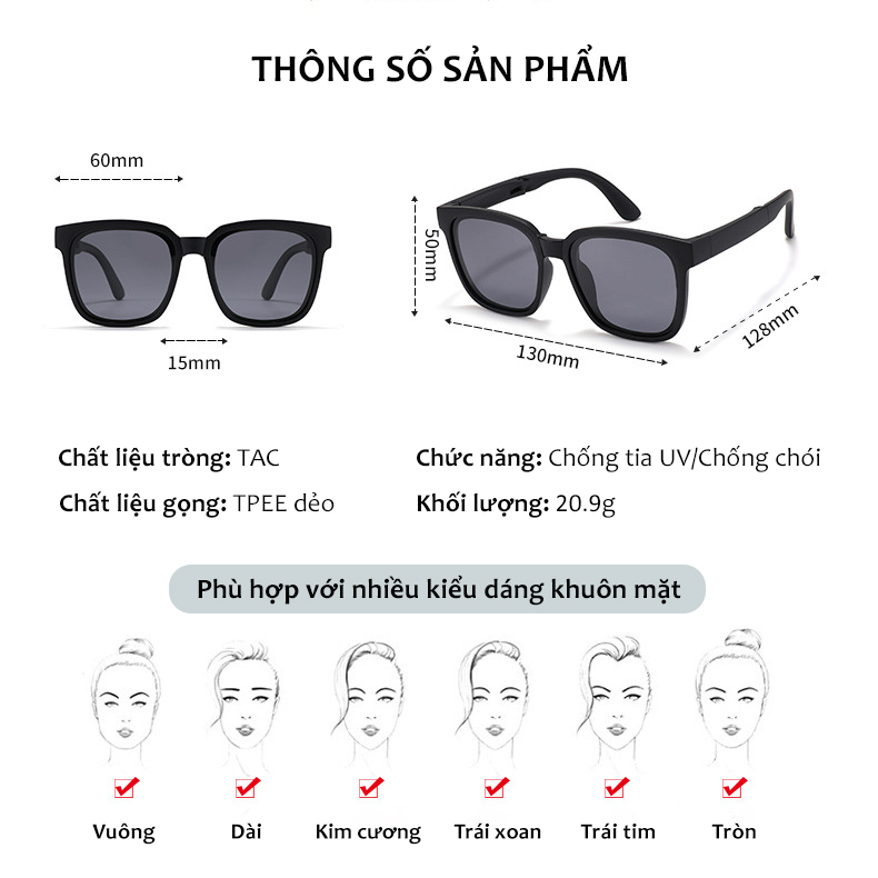 Ảnh Kính Gấp Gọn Tròng Phân Cực Cho Bé 3-12 Tuổi Gọng Phối 2 Màu Thời Trang Siêu Dẻo Đàn Hồi An Toàn Cho Mắt Trẻ Em AK140 2