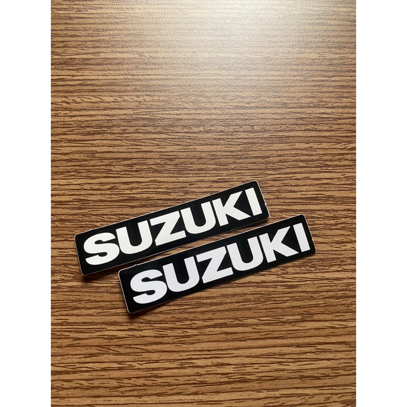 Tem giấy chữ Suzuki (1 cặp)_Decal | Shopee Việt Nam