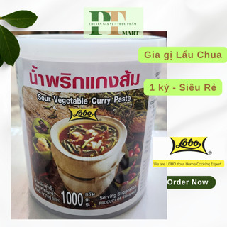 Hộp 1kg Gia vị Lẩu Tom Yum chua cay & Lẩu Chua Thái hiệu Lobo. Siêu tiết kiệm -->