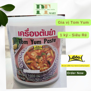 Hộp 1kg Gia vị Lẩu Tom Yum chua cay & Lẩu Chua Thái hiệu Lobo. Siêu tiết kiệm -->