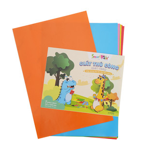 Giấy thủ công SmartKids CF02 07 màu khổ vừa