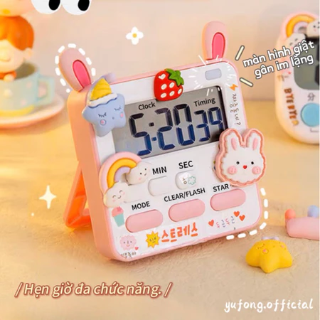 Đồng hồ đếm ngược im lặng, nhắc nhở bài tập về nhà quản lý thời gian, tự học
