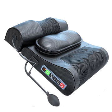 Gối Massage đa năng, gối massage, giúp giảm đau mỏi cổ, chống thoái hóa đốt sống cổ. gối đơn kèm gối rung