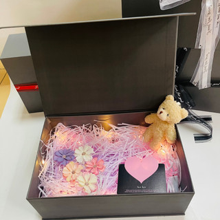 （30*20*11) Hộp Quà Gift Xám, Hộp Quà Sang Trọng Tặng Sinh Nhật, Valentine Ttặng Kèm Ruy Băng