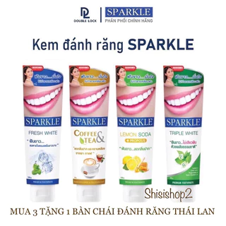 [ 100% chính hãng) Kem đánh răng siêu trắng SPARKLE WHITE& LEMON SODA 100g Thái lan