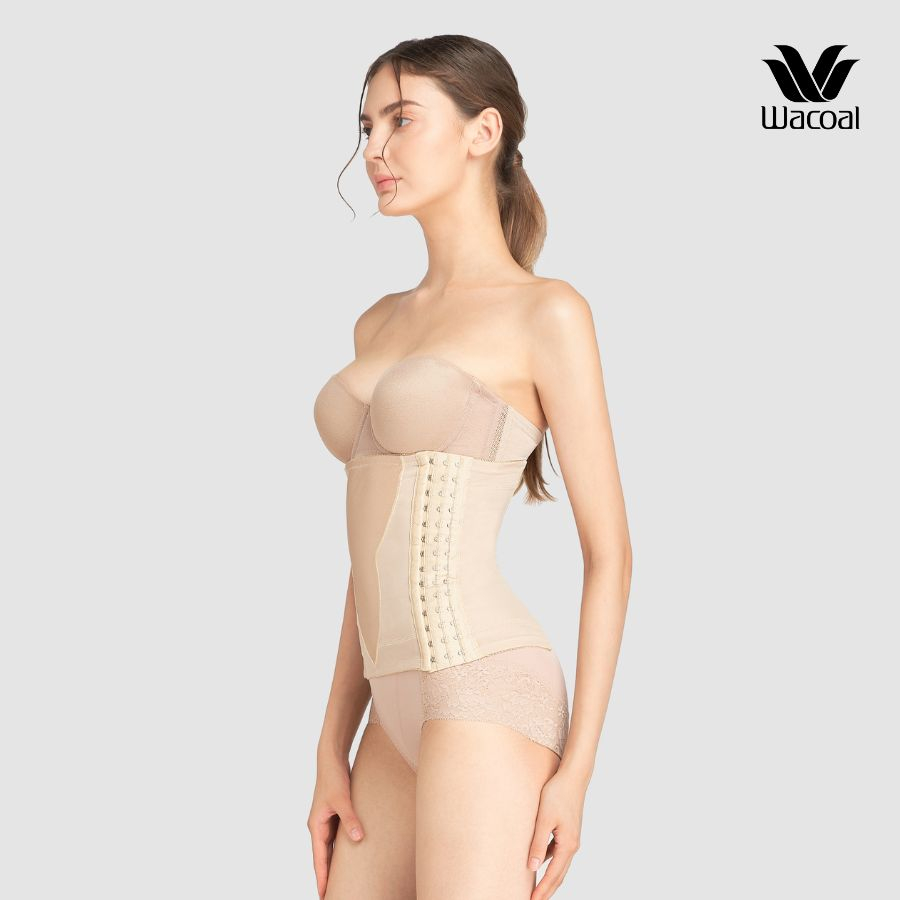 Gen nịt bụng Wacoal ILW702 corset 5 xương thu nhỏ định hình eo, đai latex siết bụng -  LW702