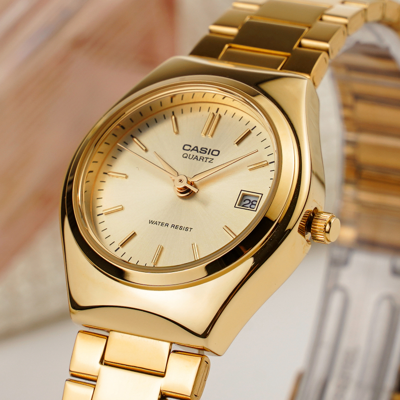 Ảnh Đồng Hồ Casio Nữ LTP-1170N-9ARDF Mặt Tròn Dây Kim Loại Chính Hãng 3