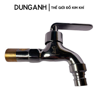 Vòi nước Kim Khí Dung Anh, van gạt inox 304 ren 21