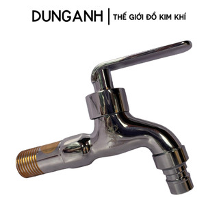Vòi nước Kim Khí Dung Anh, van gạt inox 304 ren 21