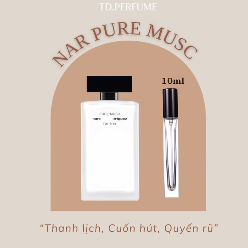 10ml Narciso Pure Musc Nar Tr ng N c hoa mini Shopee Vi t Nam