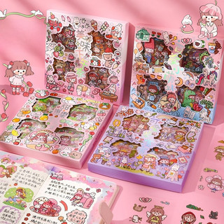 Sticker Hộp 100 Tấm Cute Anime Dán Mũ Bảo Hiểm Trang Trí Toploader Decor Bình Nước Timo ST01-2