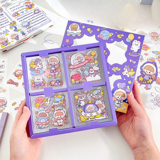 Sticker Hộp 100 Tấm Cute Anime Dán Mũ Bảo Hiểm Trang Trí Toploader Decor Bình Nước Timo ST01-2