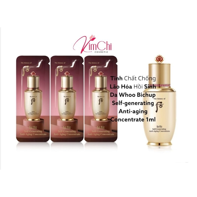 Tinh chất tự sinh chống lão hóa phiên bản nâng cấp Whoo Bichup Self-Generating Anti-Aging Concentrate