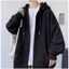 Áo Khoác Hoodie Zip Nỉ Bông Mũ 2 Lớp Form Rộng Unisex -- Áo Khoác Trơn