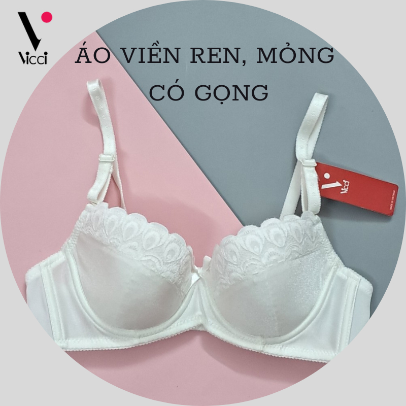 Ảnh Áo ngực nữ có gọng, mỏng không đệm Vicci AV.05 - AV.06 ôm ngực 4