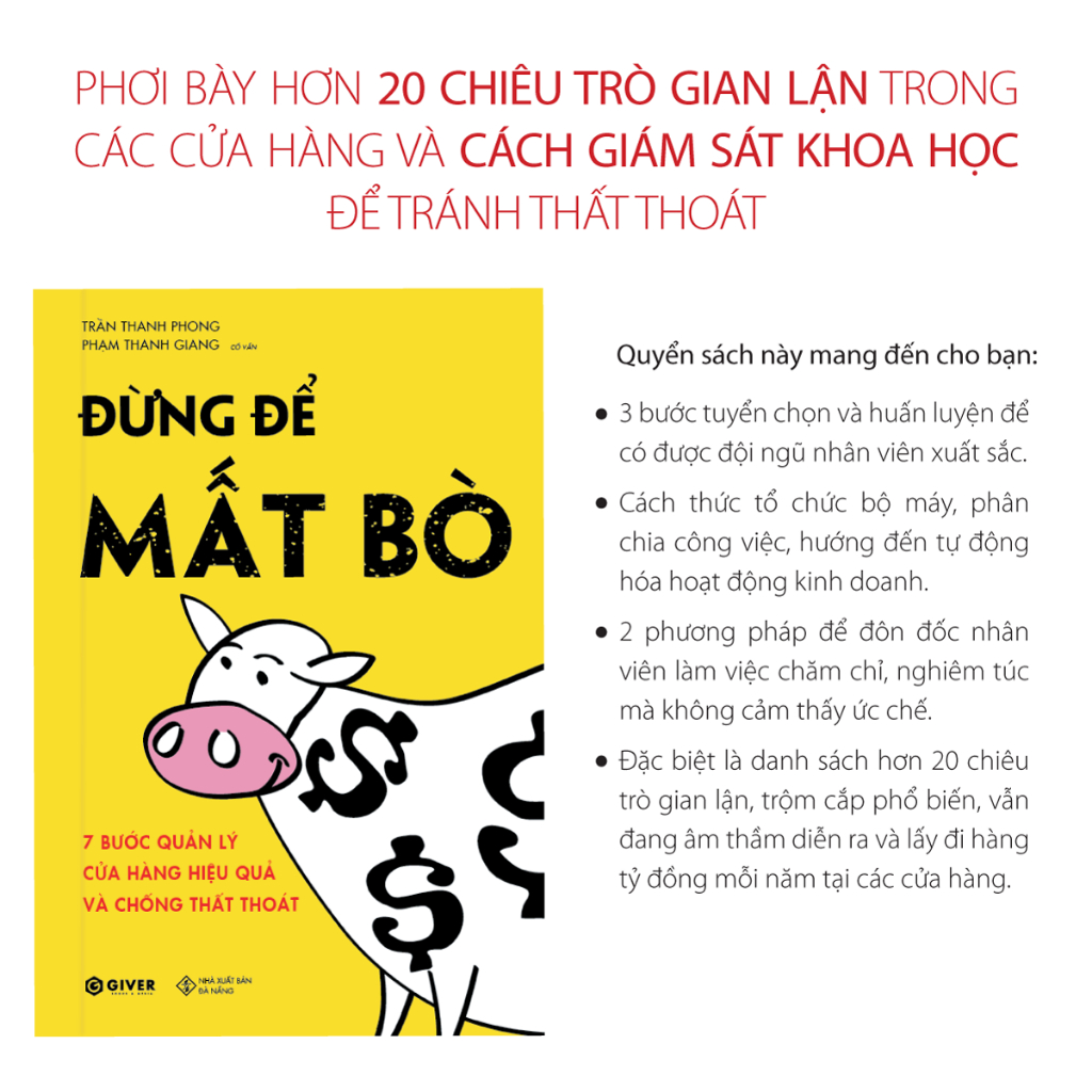 Ảnh Sách - Đừng Để Mất Bò - 7 Bước Quản Lý Cửa Hàng Hiệu Quả Và Chống Thất Thoát 3