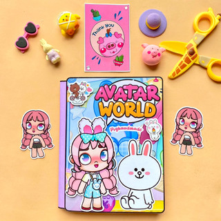 (mới) Ngôi nhà búp bê giấy Avatar World