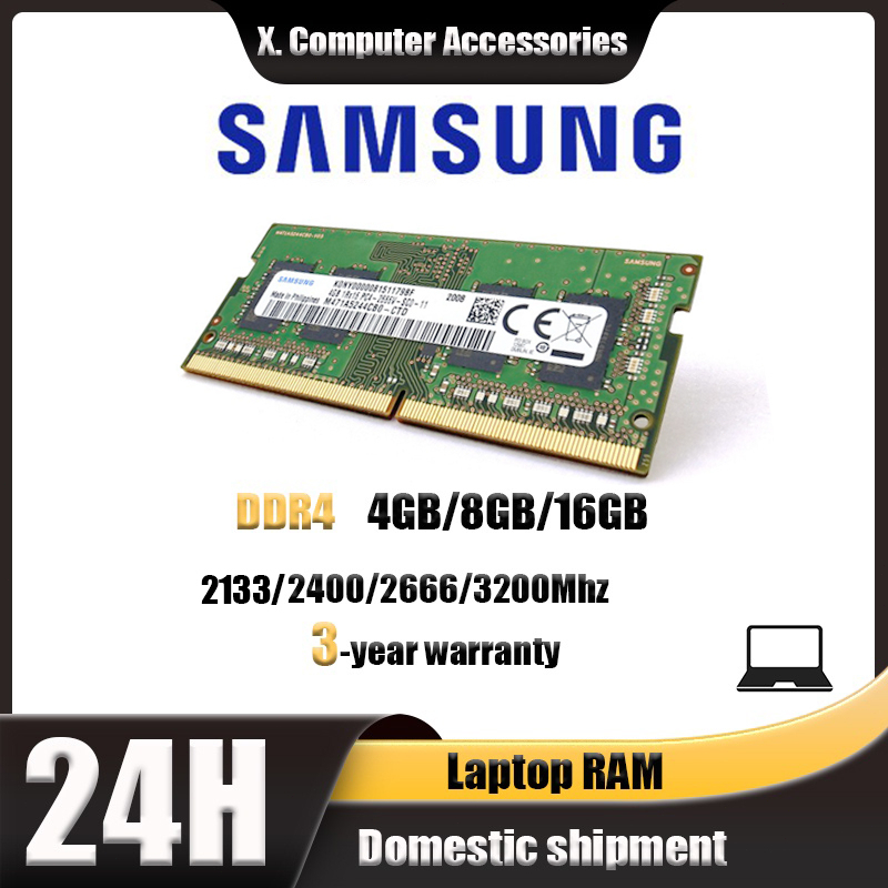 địa phương)Samsung Notebook RAM DDR4 4GB 8GB 16GB Laptop Memory