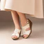 Sandal nữ đế xuồng KOSU cao 8cm, xăng đan đế cao quai cài có chun siêu nhẹ, siêu êm K-22962 made in Japan Nhật Bản