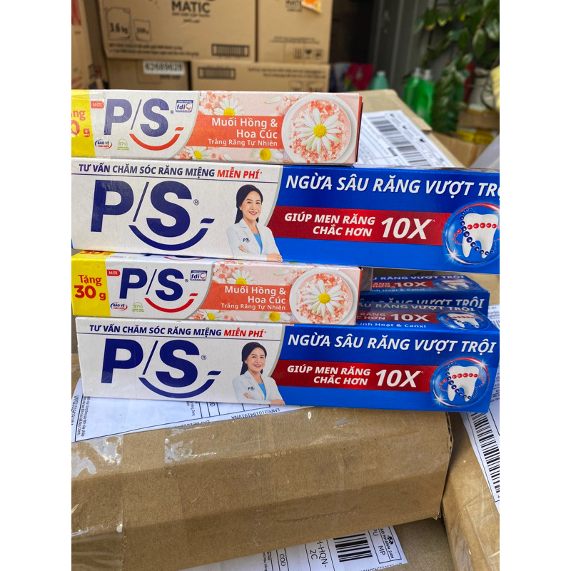 Kem đánh răng PS Ngừa sâu răng vượt trội 180 gr tặng