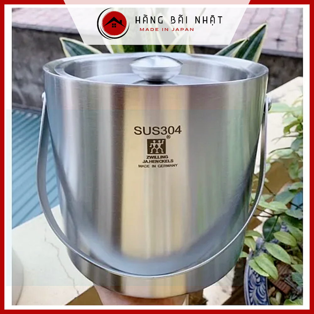 Xô Đá Zwilling Đức Made in Germany Xô Cách Nhiệt Đựng Đá Inox 304