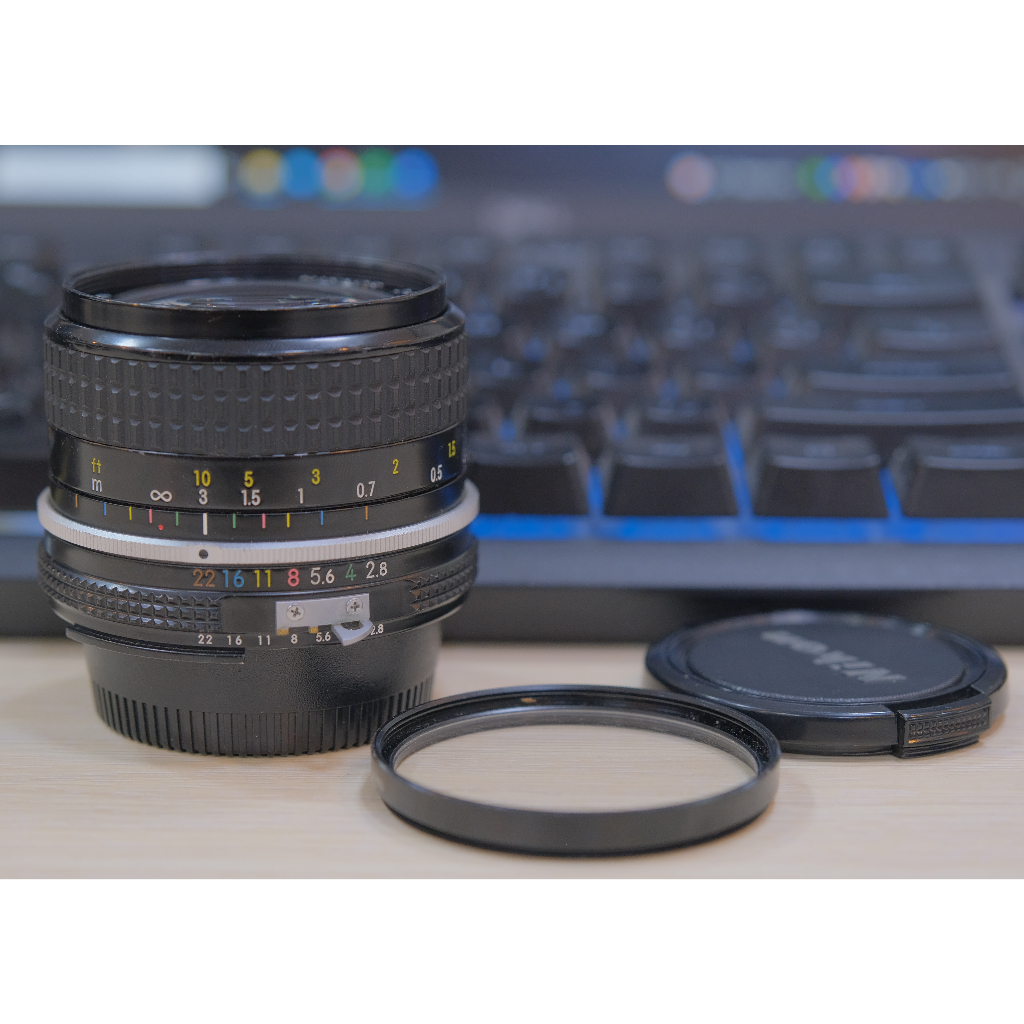 Nikon Nikkor AI-S 24mm F/2.8 – Objectif Grand Angle Fixe – Monture F – Occasion