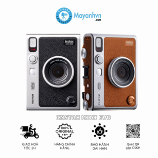 FUJIFILM 2023 Instax Mini Cheki Evo Hybrid Instant Camera Brown