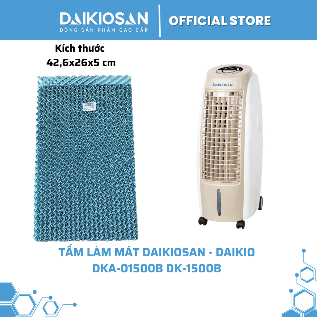 Tấm làm mát Daikiosan, Daikio DKA-01500B, DK-1500B Hàng Chính Hãng ...