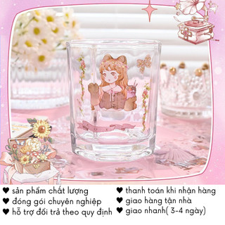 Sticker Cute Anime Set 10 Tấm Giá Rẻ Trang Trí Toploader Decor Bình Nước Dán Mũ Bảo Hiểm Timo ST01-2