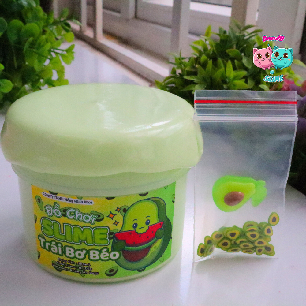 DandB Slime - DIY SLIME Trái Bơ Béo/ Đồ Chơi Slime Bơ Màu Xanh/ Kèm ...