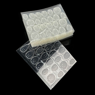 50 Miếng dán móng giả trong suốt siêu dính | Keo dán nail box tiện lợi không lem