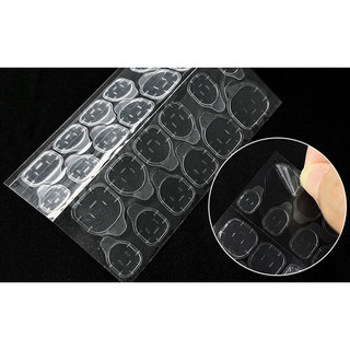 50 Miếng dán móng giả trong suốt siêu dính | Keo dán nail box tiện lợi không lem