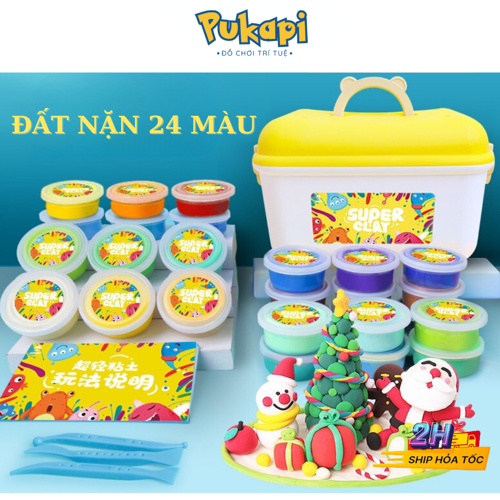 Đất Nặn Tự Khô Đất Sét Đất Nặn Cho Bé - Đồ Chơi Cho Bé PUKAPI