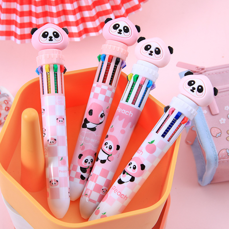 Bút bi 10 màu cực dễ thương, bút đánh dấu tiện dụng làm quà tặng văn ...