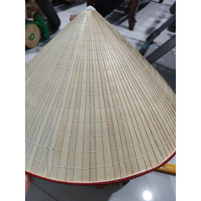 Nón lá Hà Nội dày đẹp siêu bền size 40cm (quai như hình) | Shopee Việt Nam