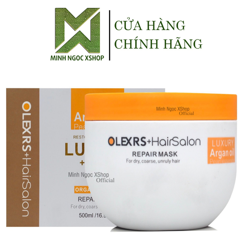 Ảnh Kem ủ tóc phục hồi siêu mượt Olexrs Hair Salon Collagen Complex 500ML 2