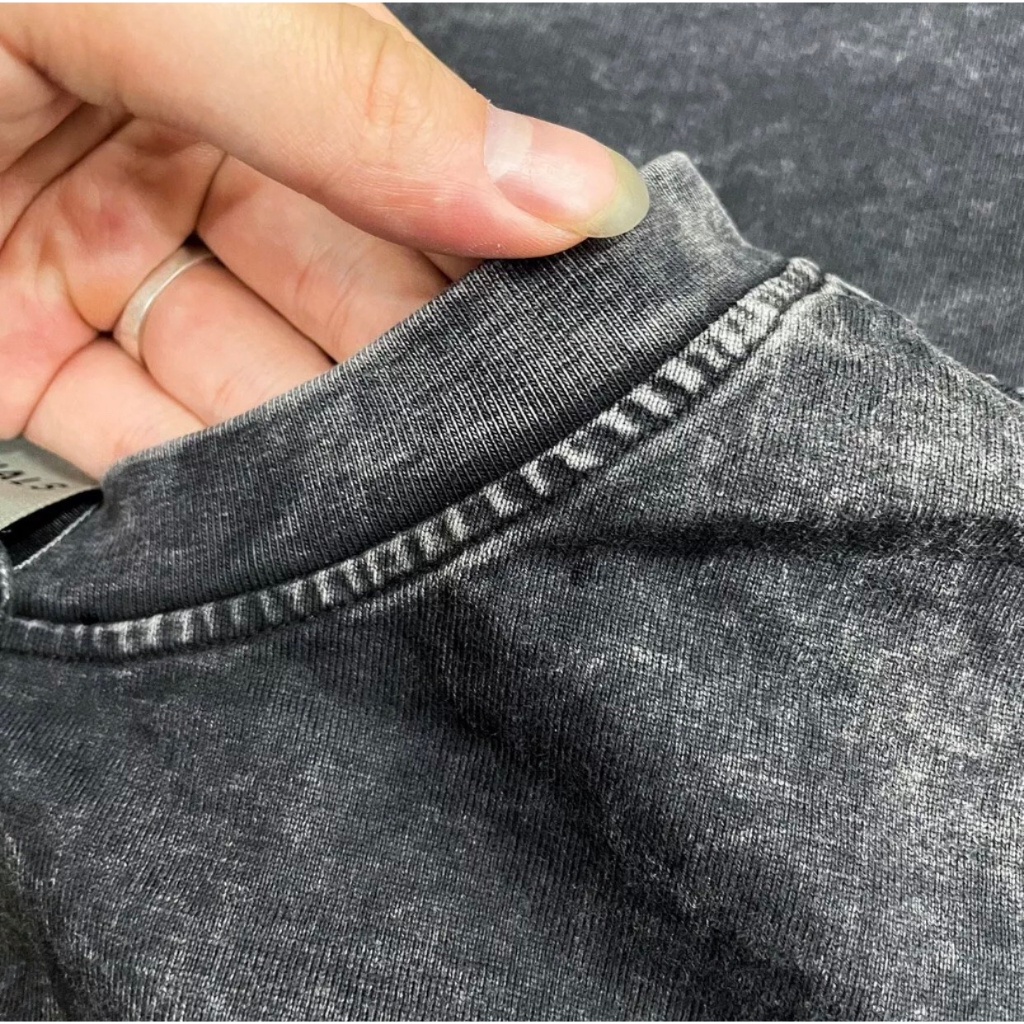 Áo Thun Trơn Basic Unisex 3 Màu(TRẮNG,XÁM WASH,ĐEN)- Áo Phông Tay Lỡ Nam Nữ 100% Cotton ( có form rộng  thoải máiXL )