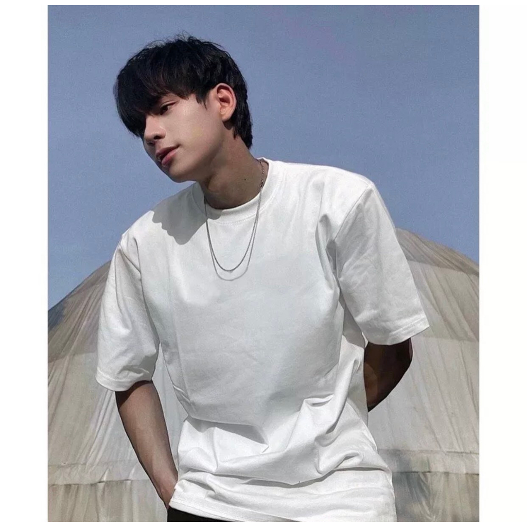 Áo Thun Trơn Basic Unisex 3 Màu(TRẮNG,XÁM WASH,ĐEN)- Áo Phông Tay Lỡ Nam Nữ 100% Cotton ( có form rộng  thoải máiXL )