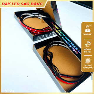 Led sao băng gắn đầu và đuôi xe nháy nhiều màu, điện 12v và 24v