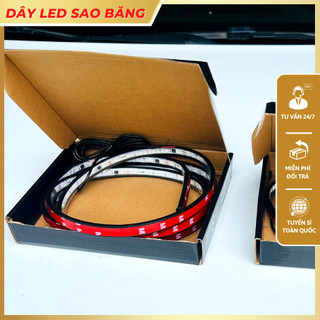 Led sao băng gắn đầu và đuôi xe nháy nhiều màu, điện 12v và 24v