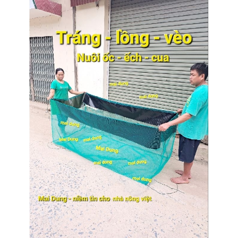 Tráng nuôi ốc nhồi, ếch cá, chạch mới nở