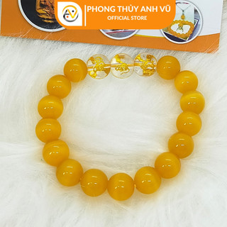 Vòng phong thủy mệnh kim tam hợp thân tý thìn - size 8 10ly - khai quang điểm nhãn - may mắn tài lộc - PHONG THỦY ANH VŨ
