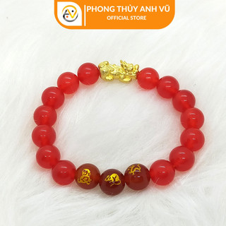 Vòng tam hợp quý nhân quý thần thân tý thìn - Vòng tay tam hợp 12 con giáp - Màu Đỏ - Size 8 10 12ly - May mắn tài lộc