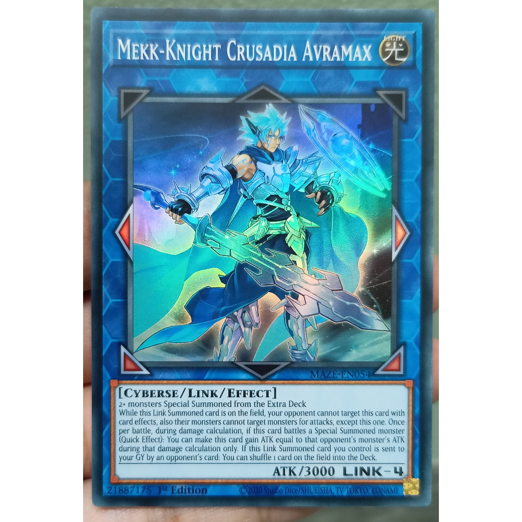 Mekk-Knight Crusadia Avramax - MAZE-EN054 - Super Rare [Thẻ bài Yugioh ...