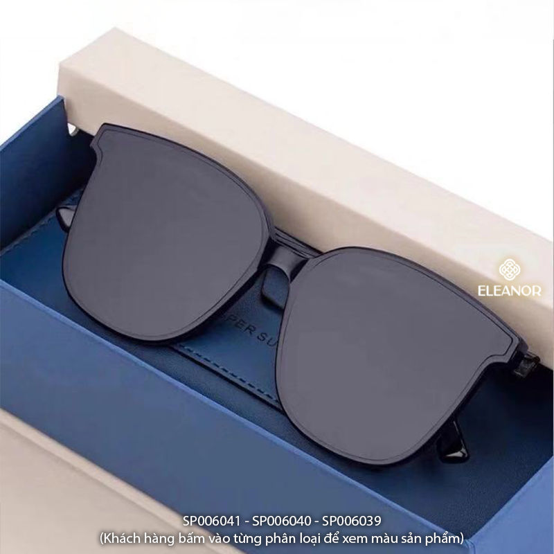 Ảnh Kính râm nam nữ Eleanor Accessories thiết kế hình tròn kính mát cá tính phụ kiện thời trang 6039 3