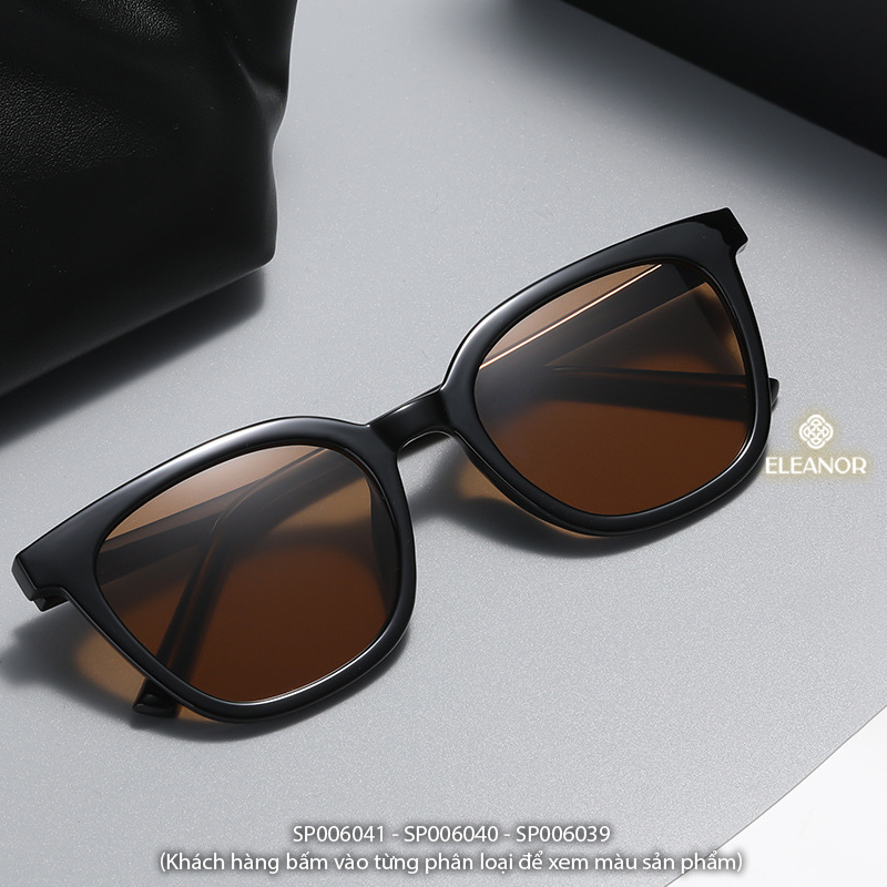 Ảnh Kính râm nam nữ Eleanor Accessories thiết kế hình tròn kính mát cá tính phụ kiện thời trang 6039 1