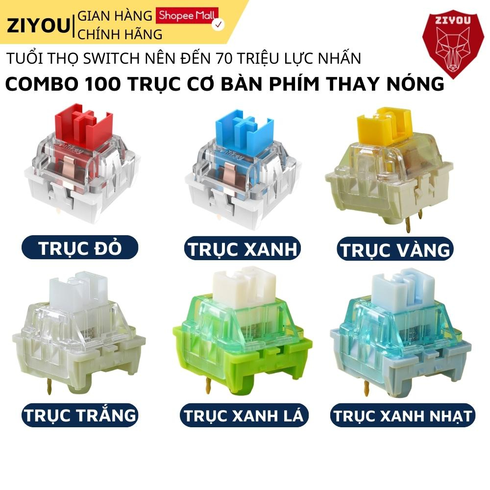 Combo 100 Switch Attack Shark Silent Công Tắc Bàn Phím Cơ Silent Và Clicky Thay Nóng Cho Bàn Phím Cơ | BigBuy360 - bigbuy360.vn
