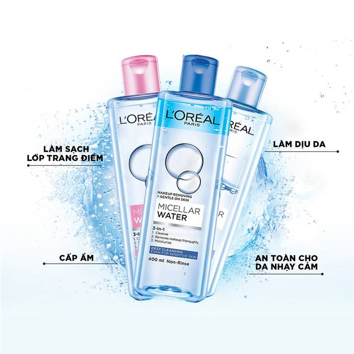 Ảnh Nước Tẩy Trang Loreal 400ml 4