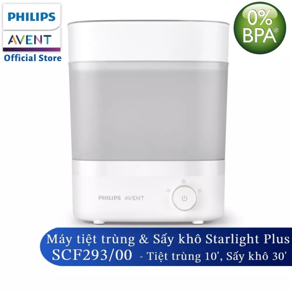 MÁY TIỆT TRÙNG & SẤY KHÔ BÌNH SỮA PHILIPS AVENT SCF293/00, SCF291/00 ...